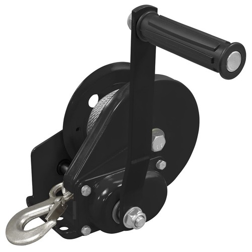 Sealey geared hand winch with - sealey,