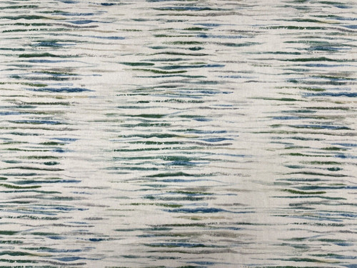 Ocean stripe cotton fabric - stripe,