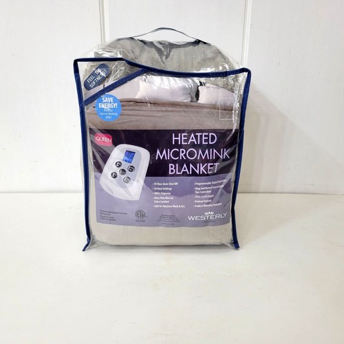 Heated micromink blanket queen - blanket,