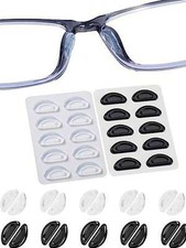 10-20-30Pcs Anti-Slip Stick On Nose Pads Silicone for Eye Glasses Sunglasses UK