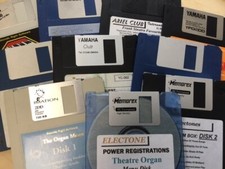 Various Floppy Discs for Yamaha Electone Organs - Choose from drop down list