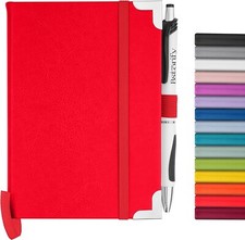 A6 Notebook And Pen Set - 160 Lined Pages (10.5 x 14.85 cm) Green Notebook