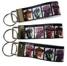 Gorillaz Heads Music Band Cartoon Damon Albarn Keyring Key Fob Handmade Fun Gift