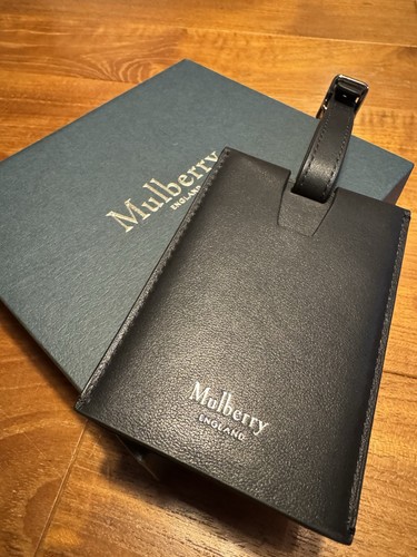 Mulberry luggage tag - tag, black