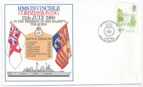 Hms invincible commissioning - hms,