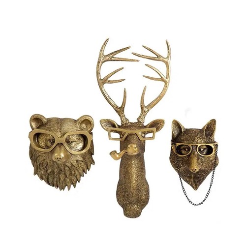 Antique bronze deer - antique,