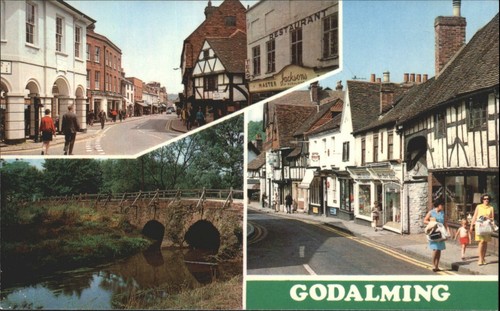 Vintage godalming postcard - vintage,