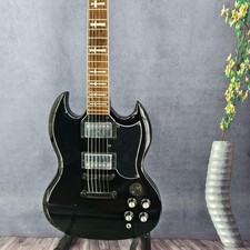 SG black solid-body electric