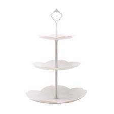 white 3-tier dessert display