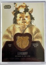 2013 Star Wars Jedi Legacy ER-3 Logray Ewok Fur Prop Relic Card Rare