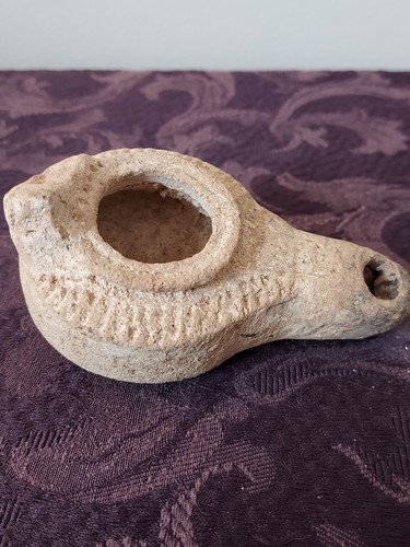 Ancient byzantine clay oil - byzantine,