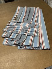 Clarke & Clarke  Striped Camper Van Curtain Set VW T25,Blackout/Thermal