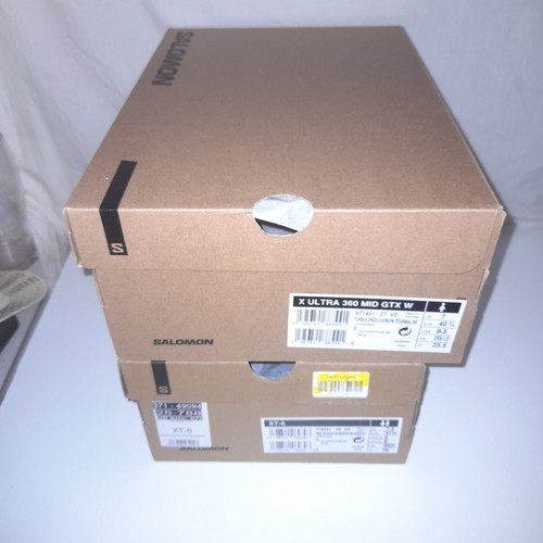 Salomon empty shoe boxes - salomon,