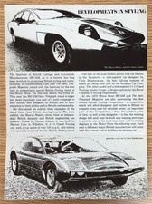 MARCOS MANTIS Sports Car Sales Brochure Early 1970s