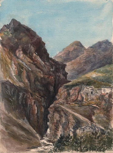 European mountains victorian - mountains,