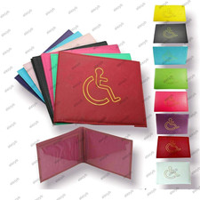 Disabled Badge Holder Hologram Safe Parking Permit Display Cover Wallet
