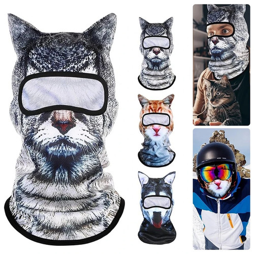 Animal balaclava cat - animal, dog