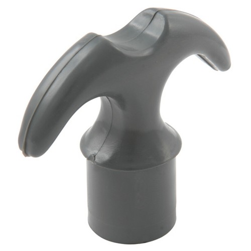 Boat hook end black - boat, plastic