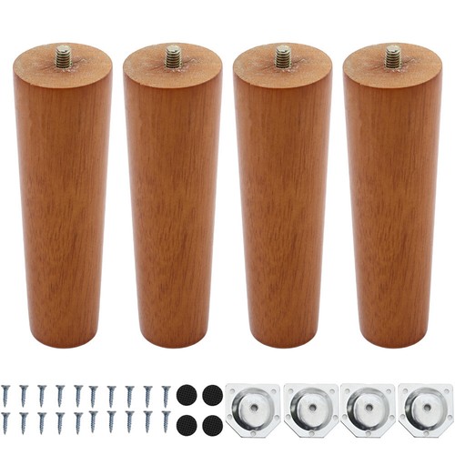 4pcs wooden table legs pine - wooden,