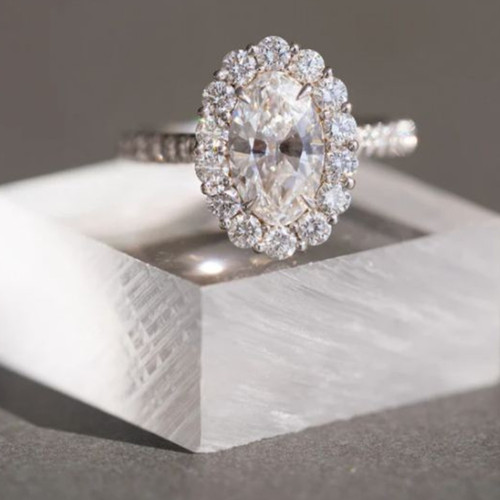 Diamond ring wedding lab - ring,