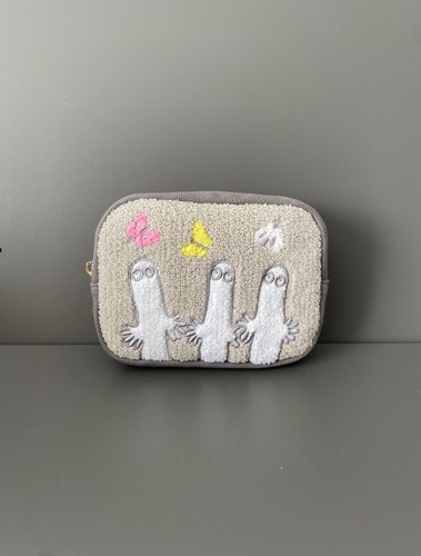 Moomin make bag zip closure - bag,