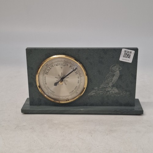 Green slate desk - slate,