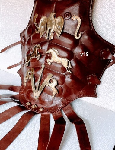 Leather warrior costume roman - leather,