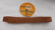 2 Tan Fairway suede leather golf grips