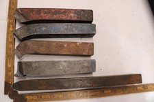 x5 Brazed Carbide lathe tools Large sizes Turning tools used Lot #8