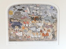 GRAHAM CLARKE SIGNED BLUE MOON