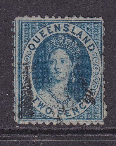Queensland superb 1868 2d - 1868-78,