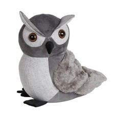 Grey owl door stop weighted - grey,