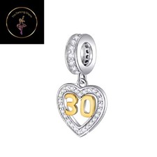 🩷30th Birthday Dangle Charm