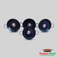 Set of 4 x 20cm Enamelled