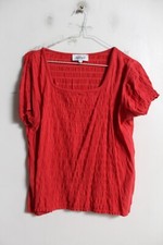 Afibel Womens Crepe Top - Red