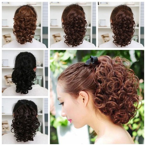 Drawstring ponytail wig short - drawstring,