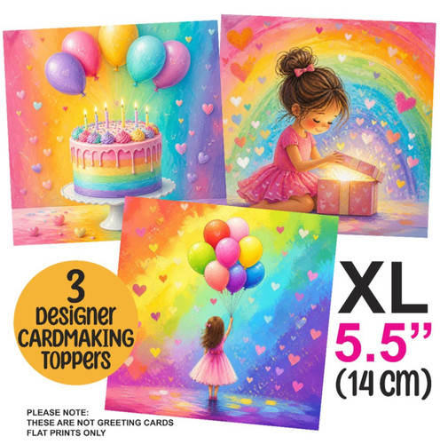 Card toppers for - card,