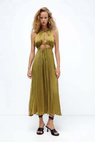 Zara satin dress