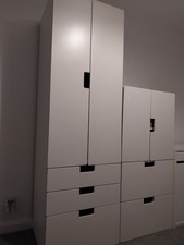 IKEA Stuva Kids Bedroom Furniture Set, Ready Built, White, 2 Items