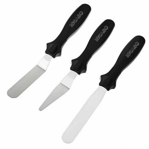 3pcs stainless steel palette - steel,