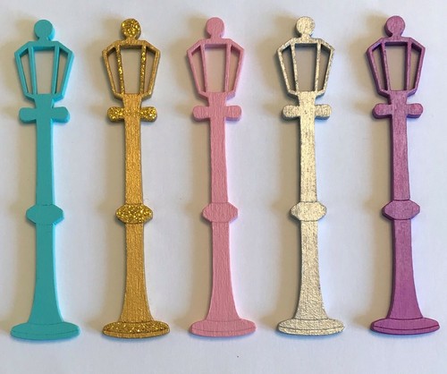 Wooden fairy lamp post - wooden,
