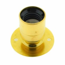 ES E27 Brass Batten Holder