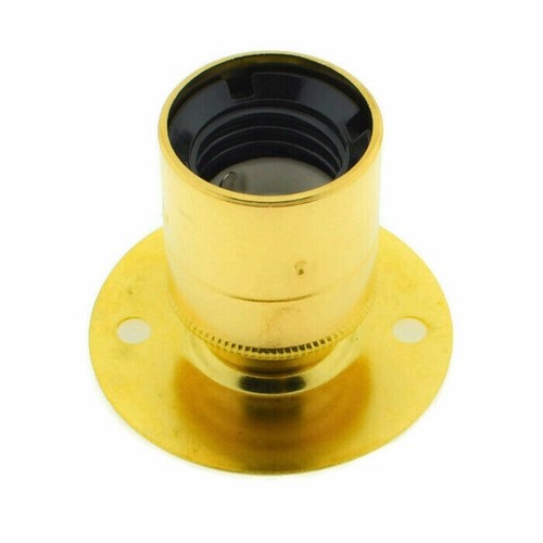 E27 brass batten holder - es,