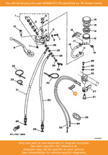 YAMAHA Clip, 90468-07179 OEM