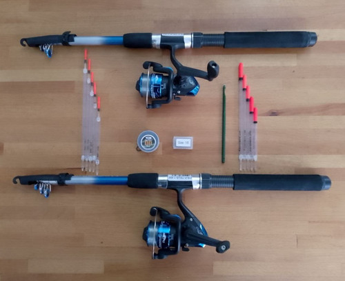 Two telescopic travel - 6ft, rod