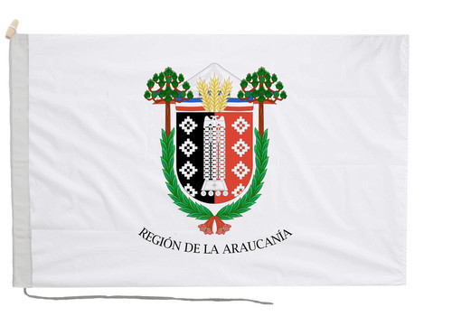 Araucania flag with rope and - araucania,