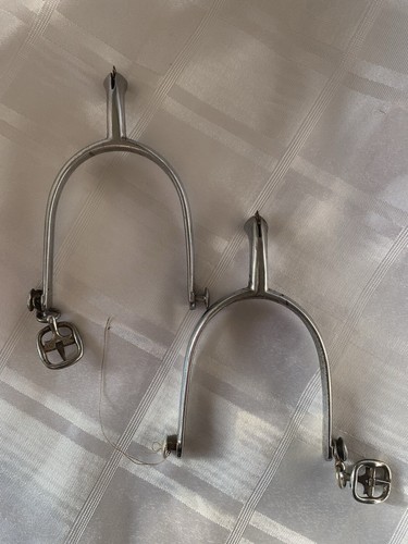 Pair vintage cavalry spurs - pair,