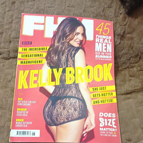 Fhm magazine kelly brook - fhm, cover