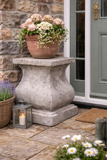 Rustic garden plinth - garden, pedestal