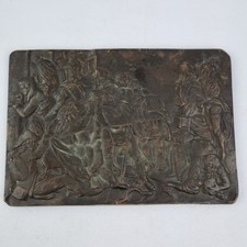 Antique 19thC Bronze Plaque